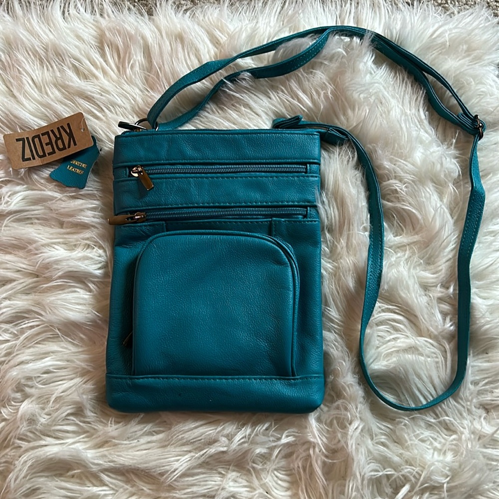 Genuine Leather Crossbody Bag